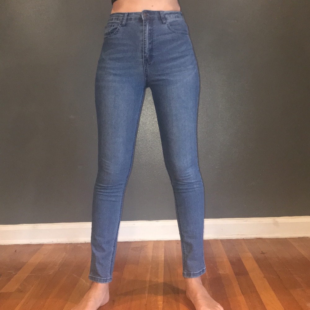 Forever 21 High Waisted Mom Jeans